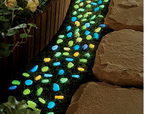 Glow-In-The-Dark Garden Pebbles