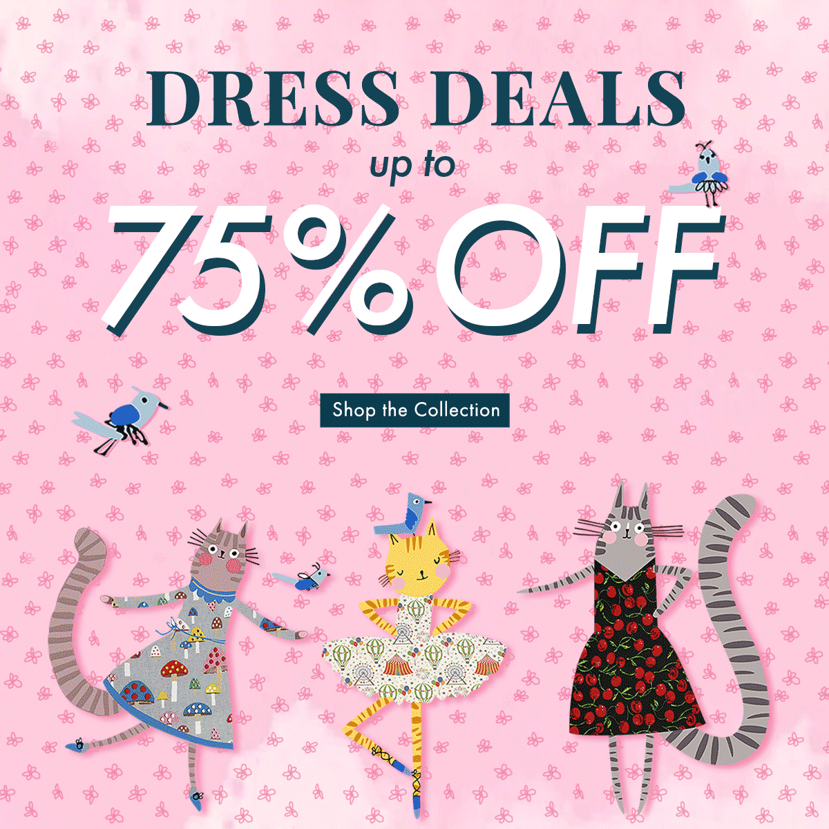 Up to 75% off Dress Sale