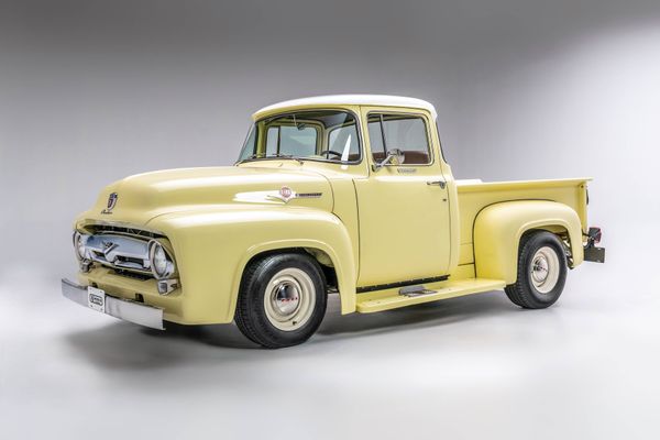 Big-Window 1956 Ford F100 Custom Cab Pickup: Pro-Built 351/Tremec 5-Speed & TCI Chassis