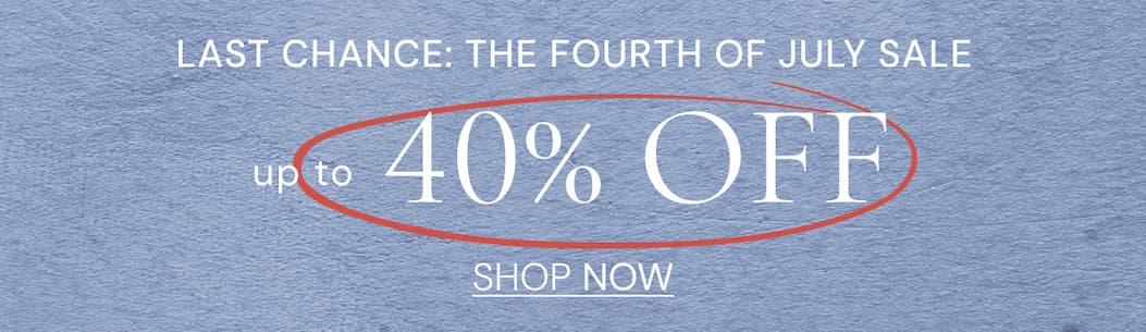 40% off July 4th Sale