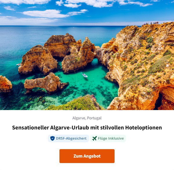 Sensationeller Algarve-Urlaub mit stilvollen Hoteloptionen