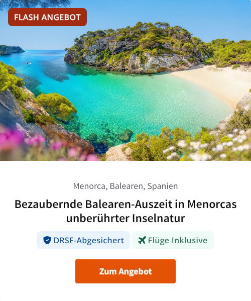 Bezaubernde Balearen-Auszeit in Menorcas unberührter Inselnatur