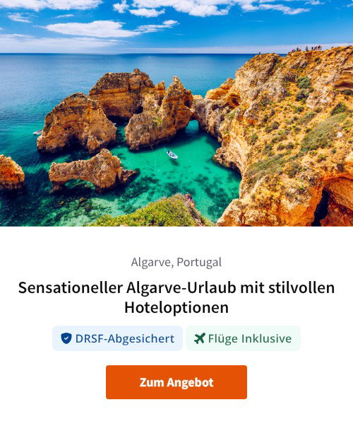 Sensationeller Algarve-Urlaub mit stilvollen Hoteloptionen