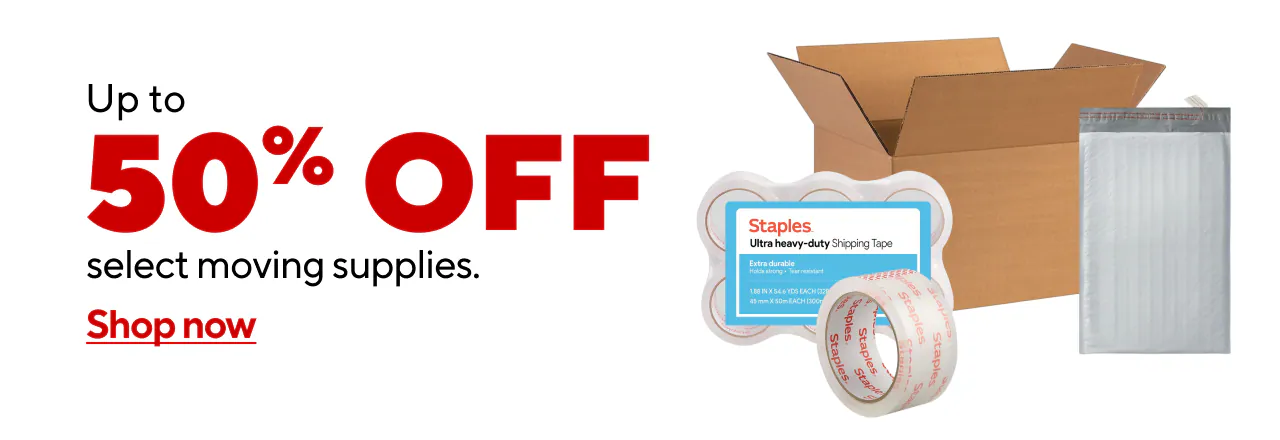 Up to 50% Off Moving Supplies