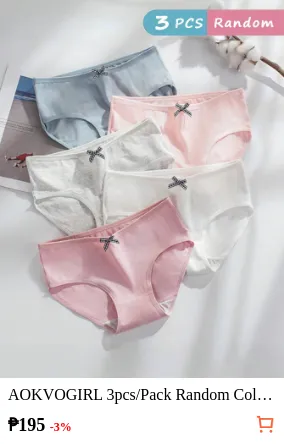 AOKVOGIRL 3pcs/Pack Random Color...