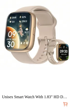 Unisex Smart Watch With 1.83 HD...