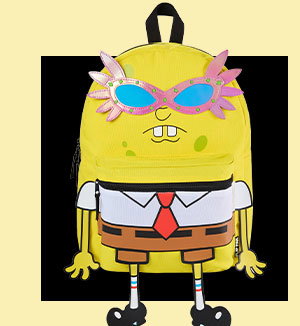 Flip Pak SpongeBob SquarePants Glasses Meme Reversible Backpack