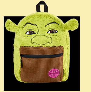 Flip Pak Shrek Corduroy Reversible Backpack
