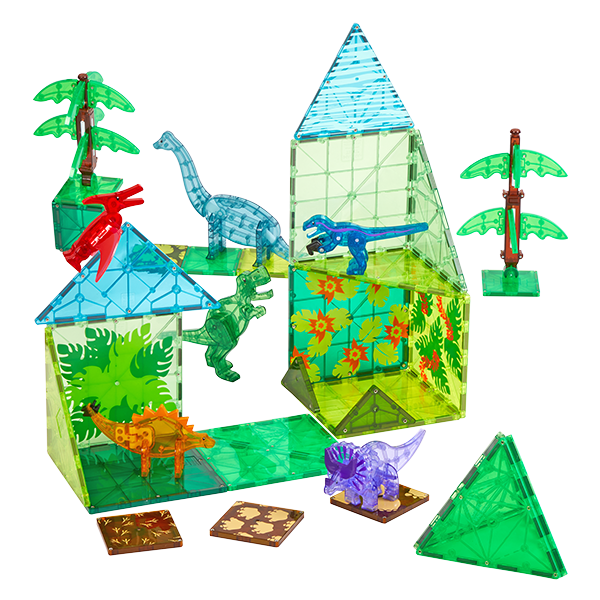 MAGNA-TILES® Dino World XL - 50 pieces