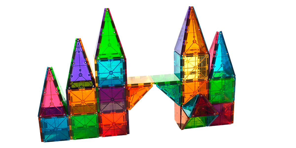 MAGNA-TILES® Clear Colors - 100pcs