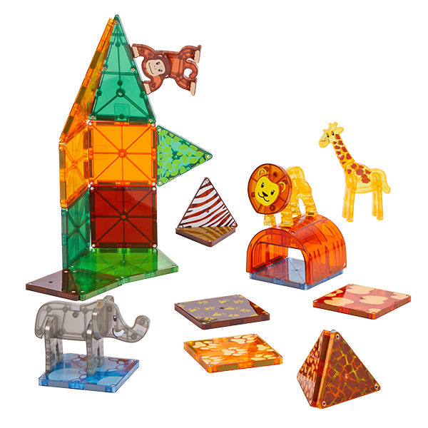 MAGNA-TILES® Safari Animals - 25 pieces