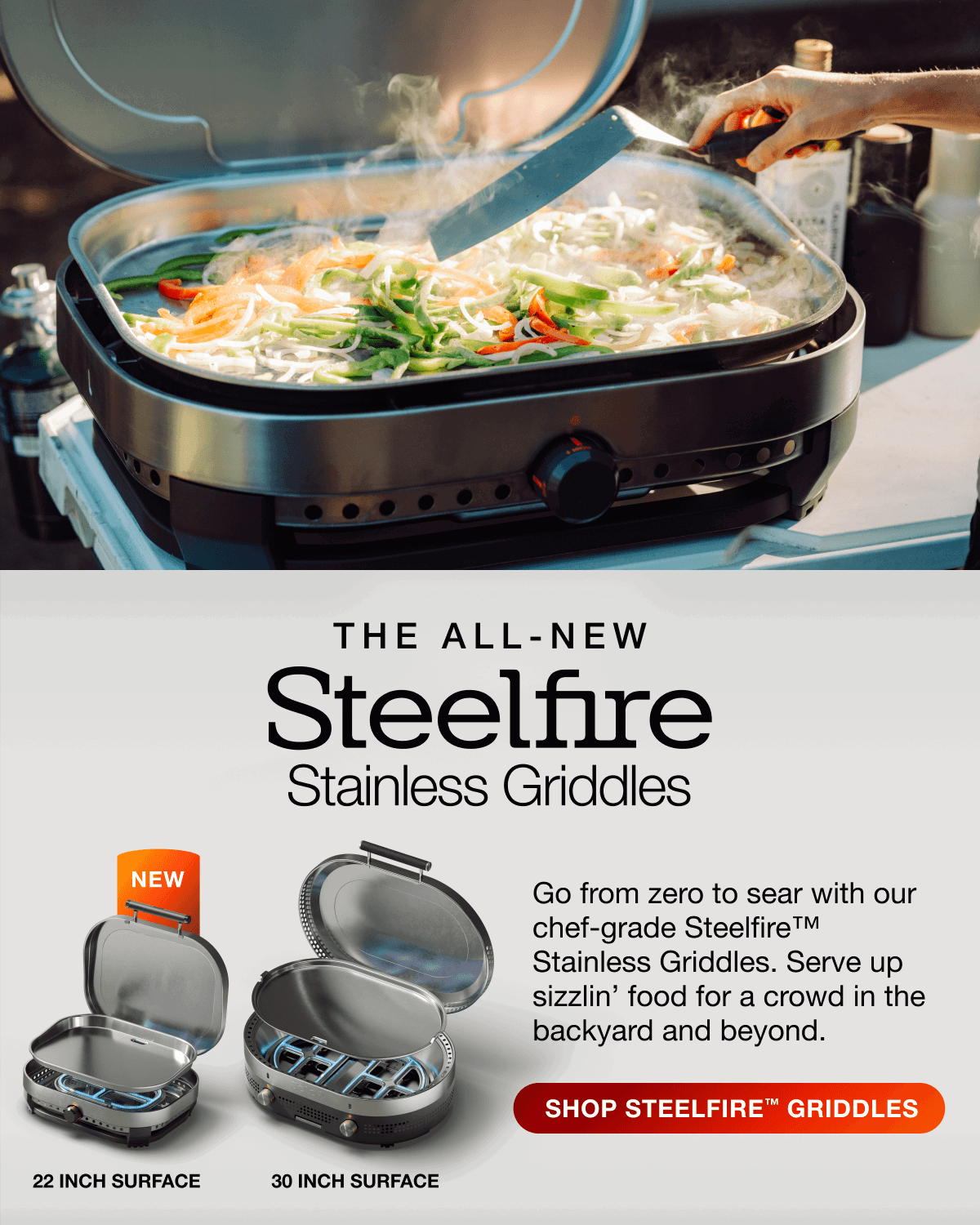Steelfire Stainless Griddles