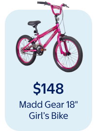 Madd Gear 18" Girl's Bike