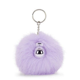 Pompom Monkey Keychain-Puff Pop Pool Blue