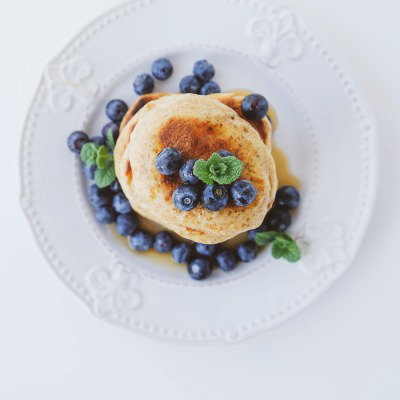 Blueberry Collagen Pancakes