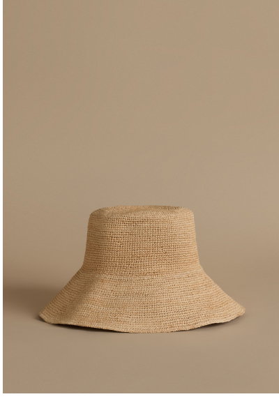 Crochet Raffia Sun Hat