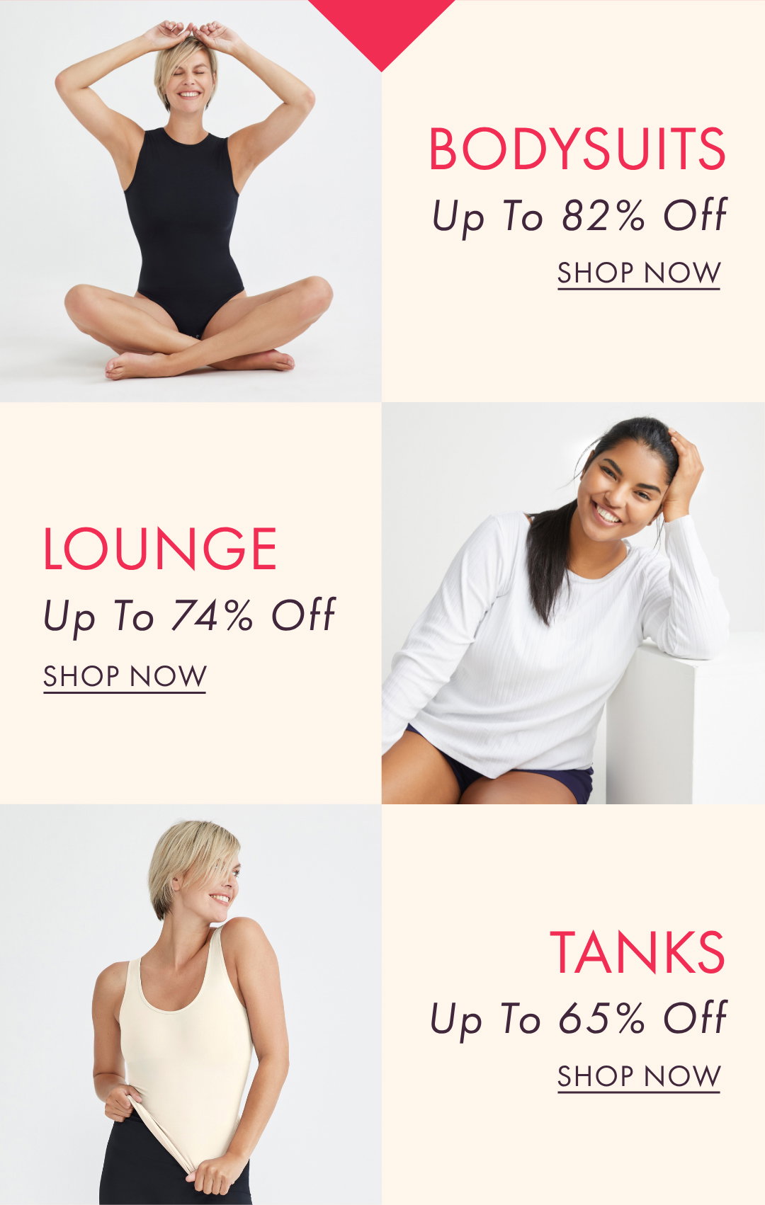 BODYSUITS LOUNGE TANKS