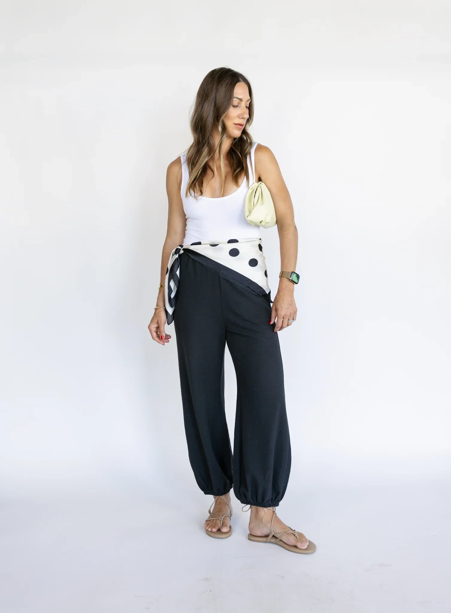 Z Supply: Deena Balloon Knit Jogger - Ash Black