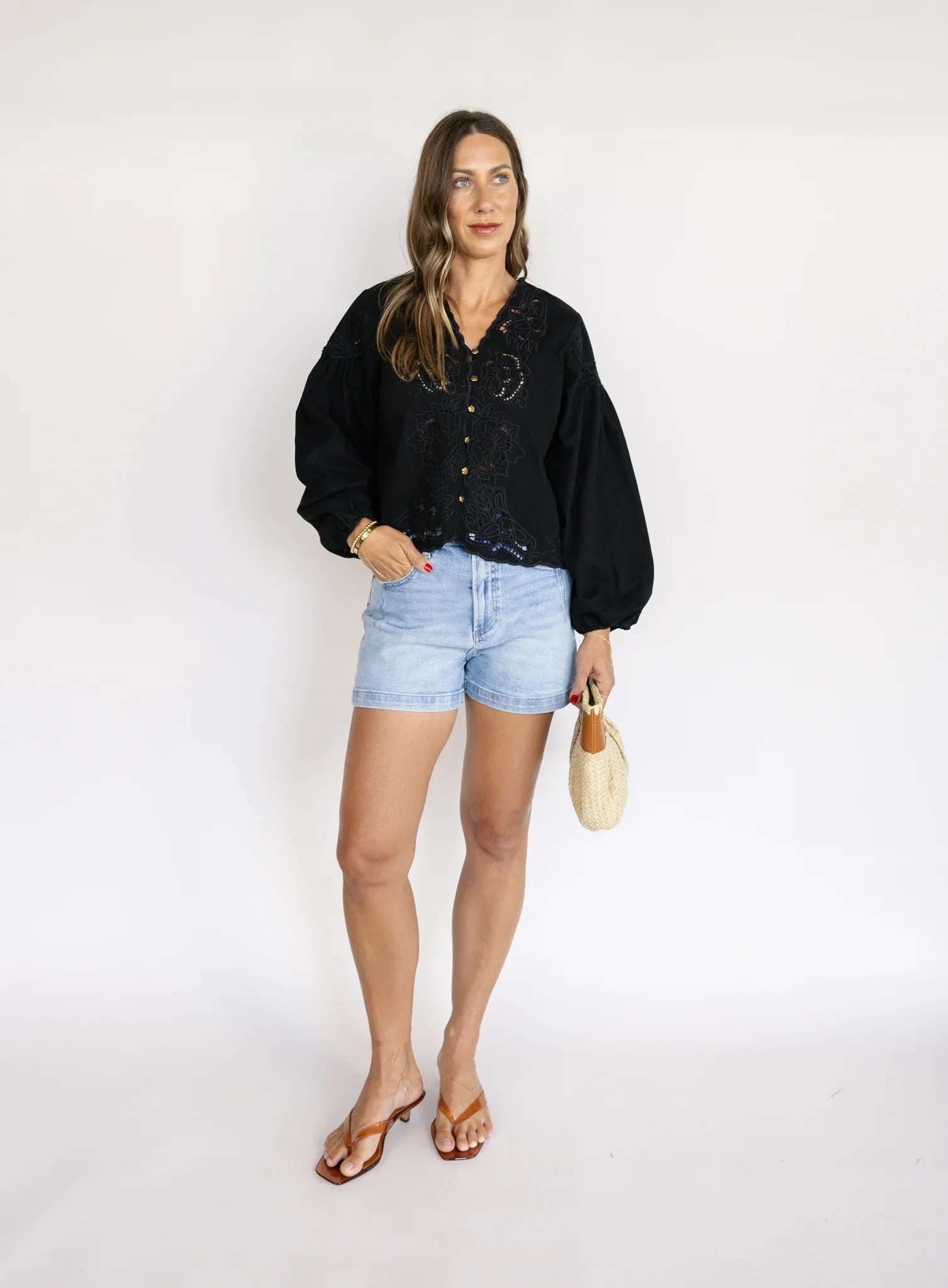 Pistola: Aoki High Rise A-line Shorts