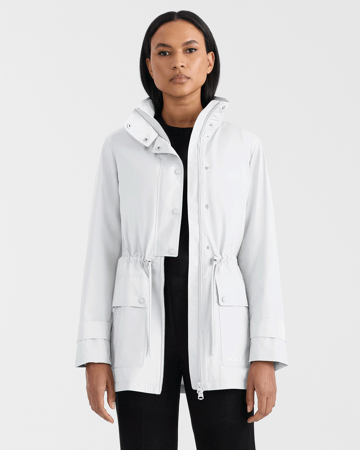 KERYN Medium-Length Rain Jacket
