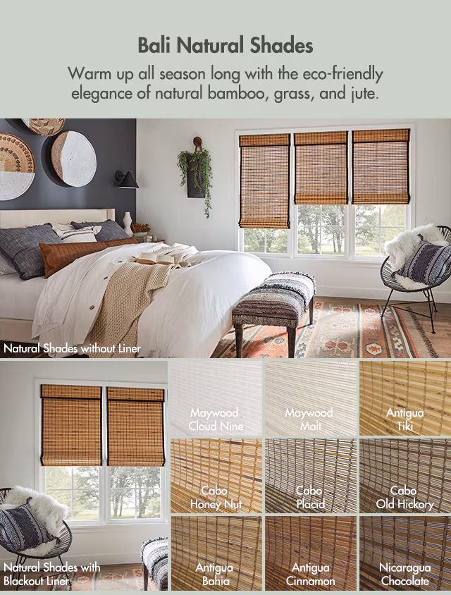 Bali Natural Shades in Bamboo
