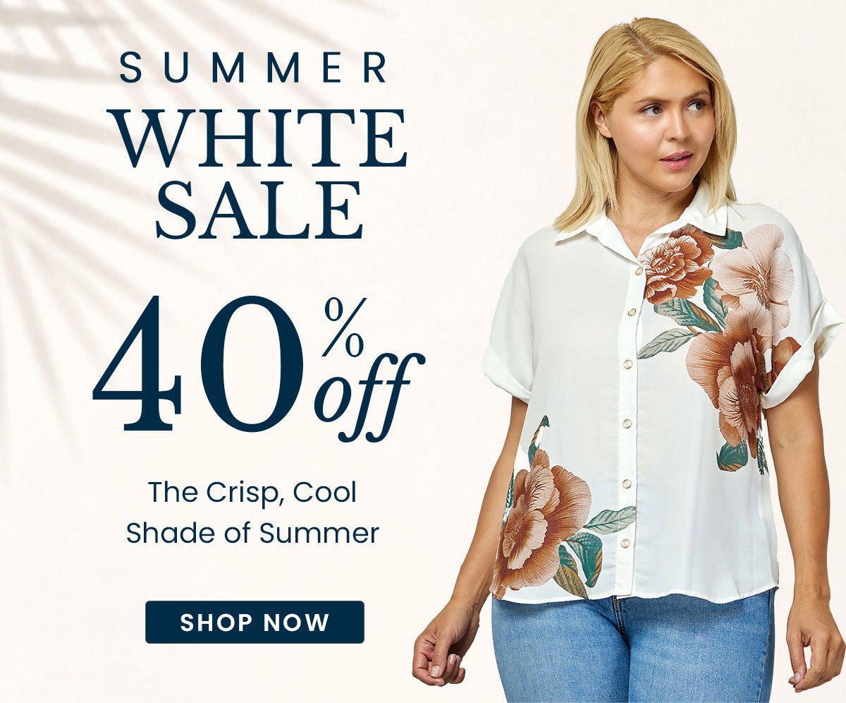 Summer white sale