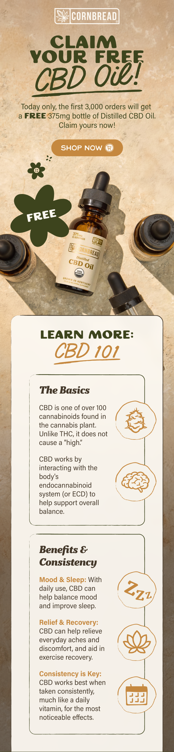 Claim your free CBD oil