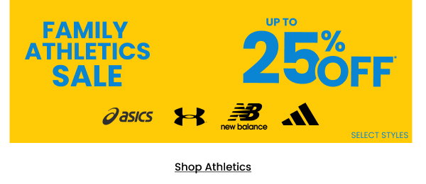 Family Athletics Sale up to 25% Off
