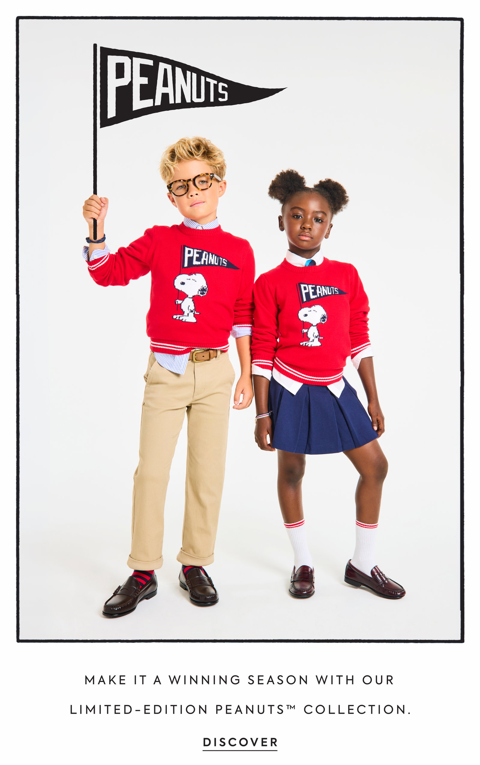 PEANUTS - MAKE IT A WINNING SEASON WITH OUR LIMITED-EDITION PEANUTS™ COLLECTION. - DISCOVER