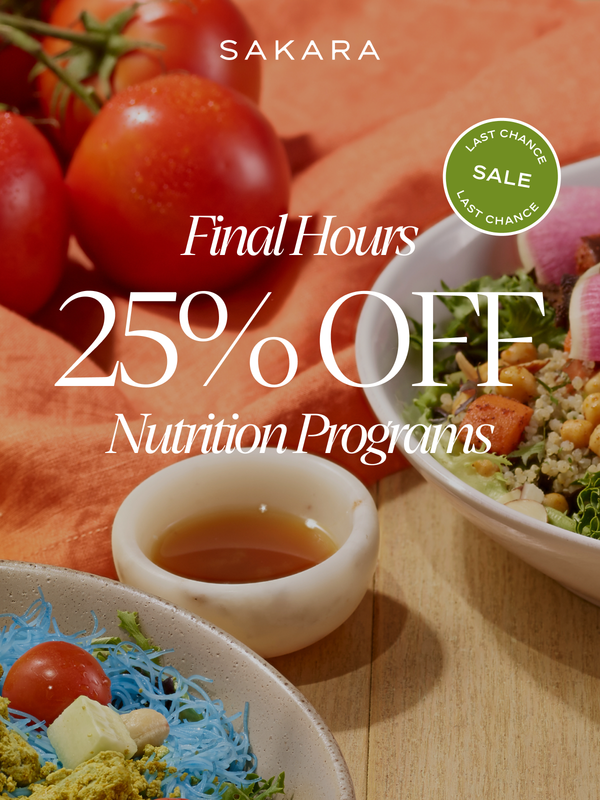 Final Hours: 25% Off Nutrition Programs