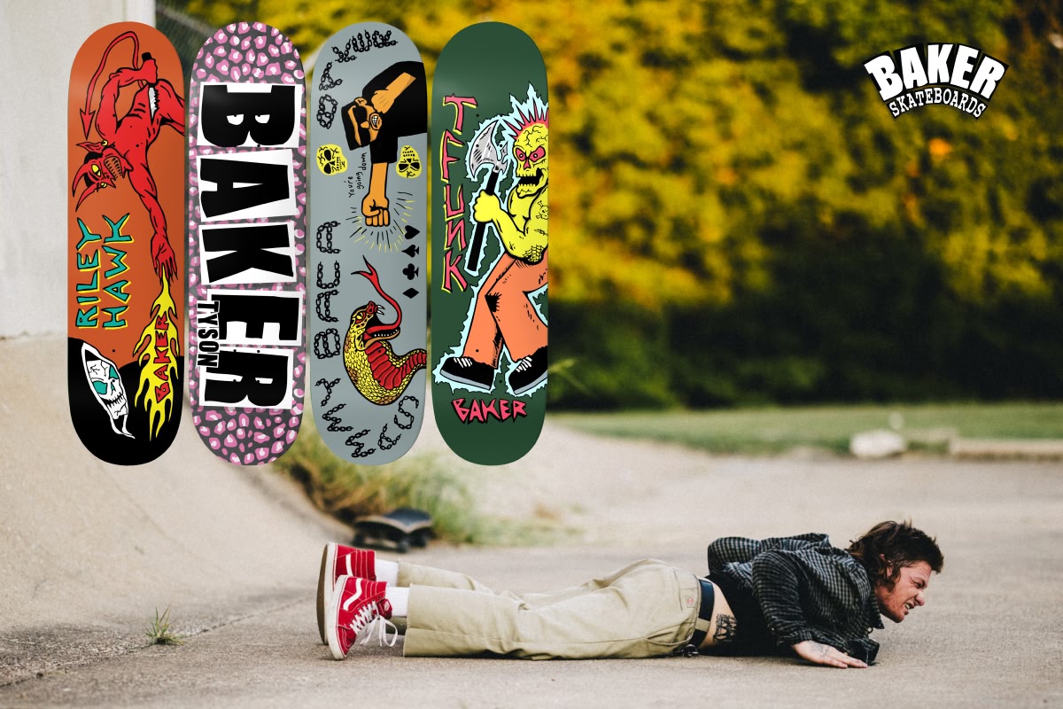 Shop Baker Skateboards for skate decks and skate completes