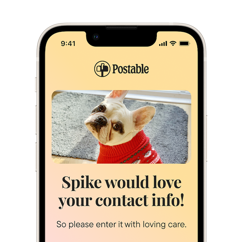 Postable phone