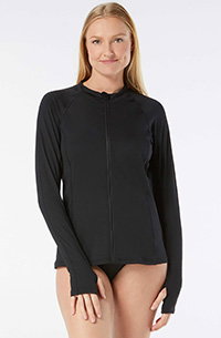 Shop Gabar Long Sleeve Swim Shirt in Solids
