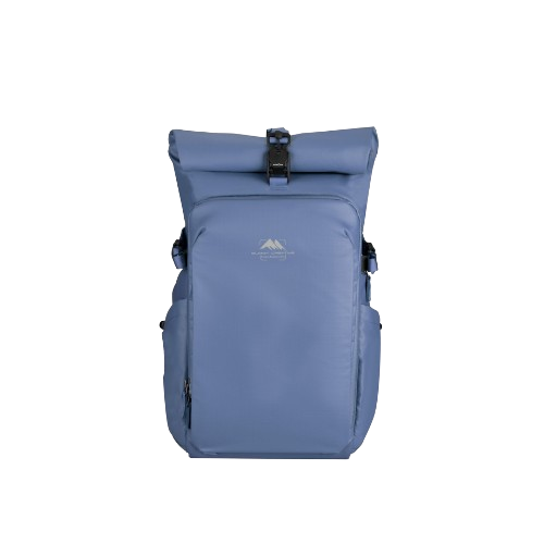 Summit Creative Large Metropolis 28L Roll Top Backpack - BLUE