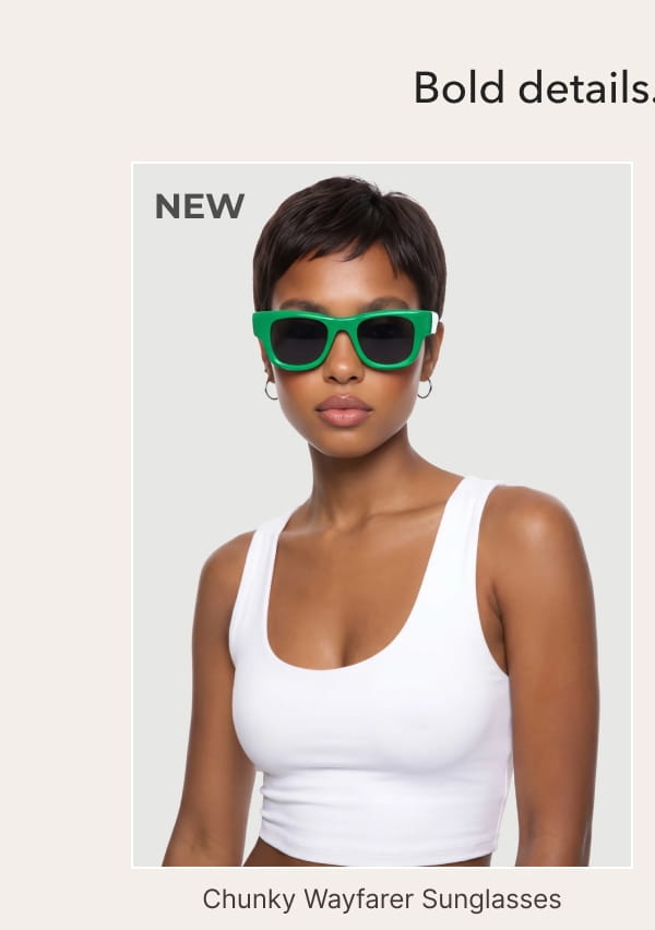 Shop Chunky Wayfarer Sunglasses