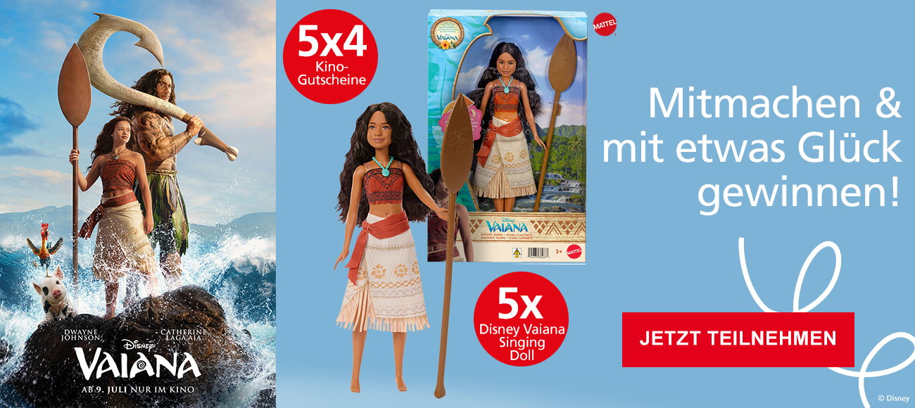 Vaiana Gewinnspiel