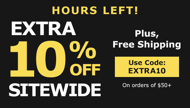 EXTRA 10% OFF Sitewide | Plues Free Shipping! Use Code EXTRA10 on orders on $50+