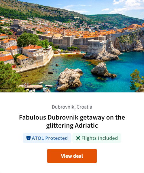 Fabulous Dubrovnik getaway on the glittering Adriatic