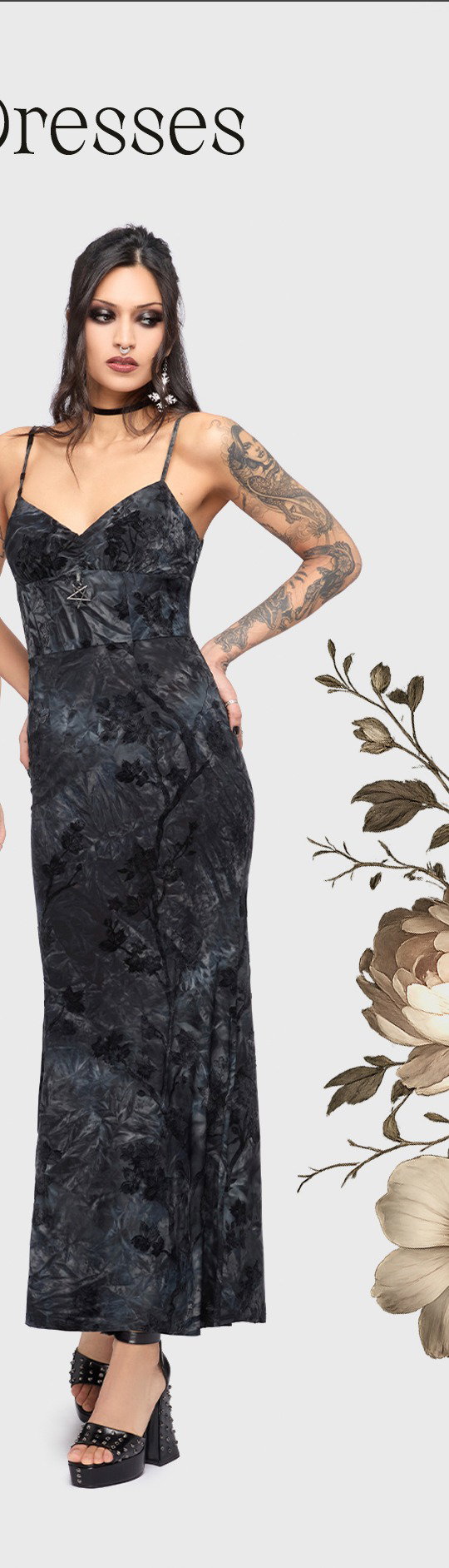 Midnight Vale Maxi Dress