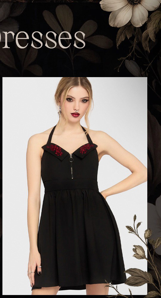 Devils Darling Halter Neck Mini Dress