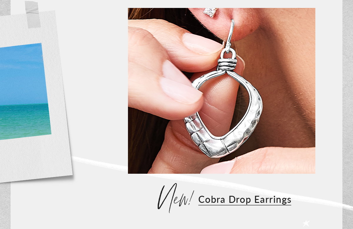 Cobra Drop Earrings