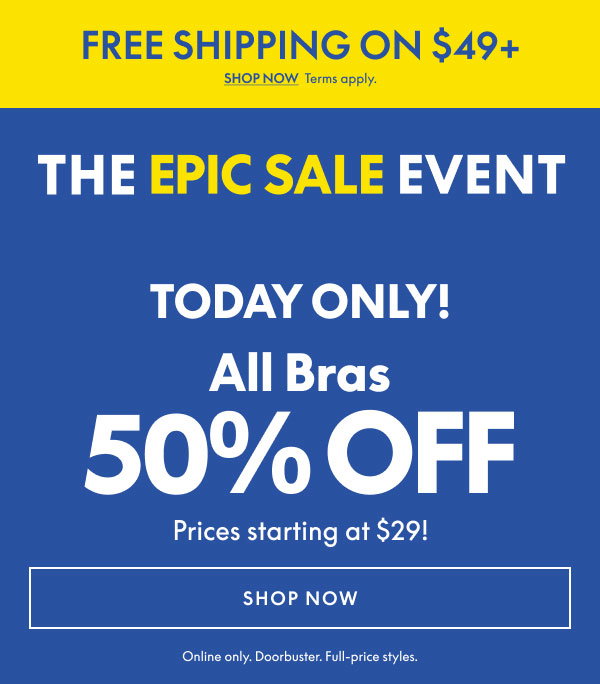 Bras 50% Off