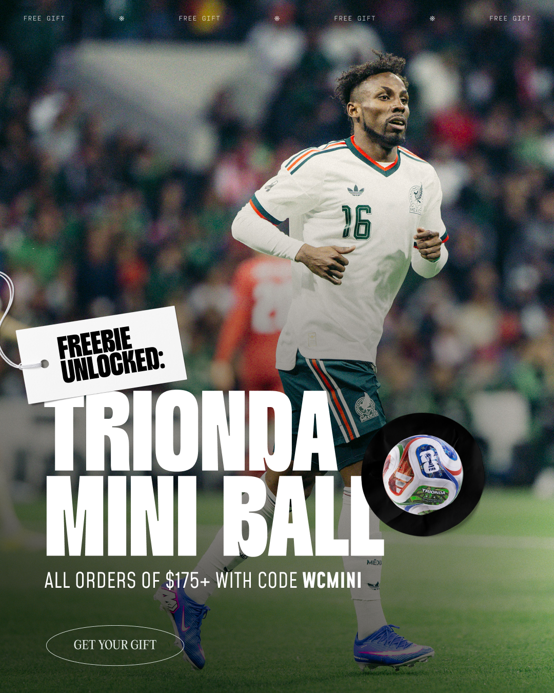 FREE Trionda mini ball on orders $175+ w/ code WCMINI