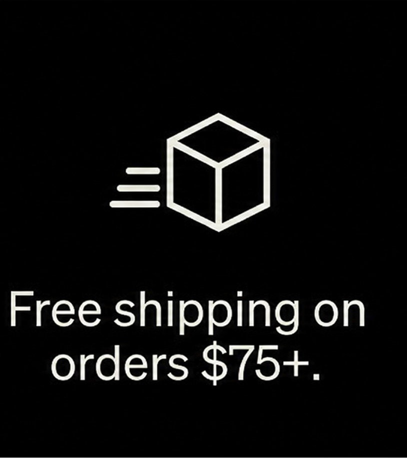 Free shipping on orders $100+.