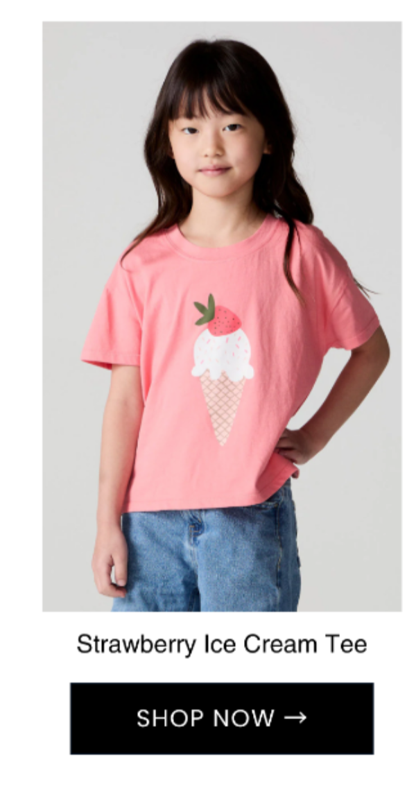 Strawberry Ice Cream Tee