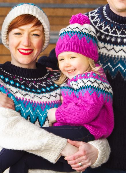 Free Family Knit Child Yoke Sweater Pattern