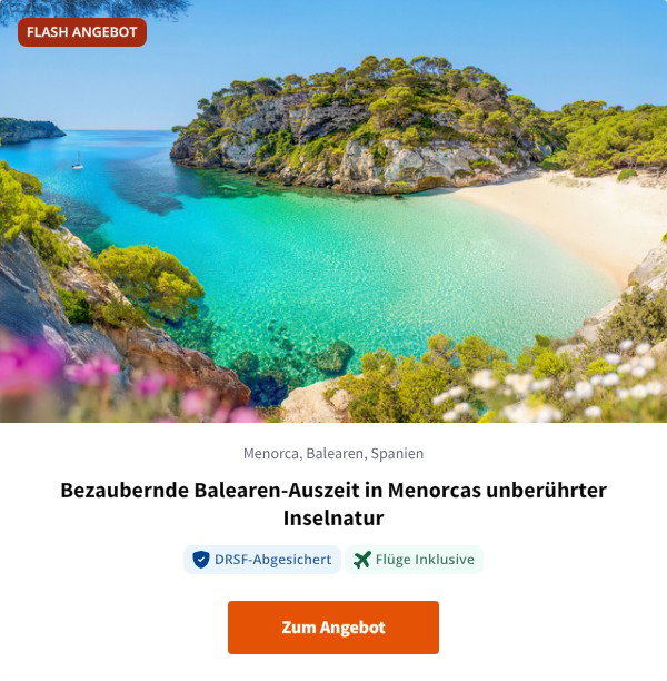 Bezaubernde Balearen-Auszeit in Menorcas unberührter Inselnatur