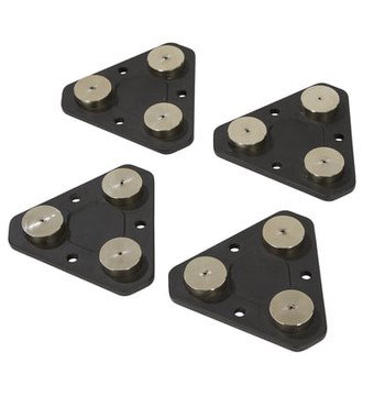 Strongway Speed Skate Movers, 4-Pk., 1650-Lb. Load Capacity, Aluminum