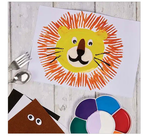 Fork Art Painting Techniques