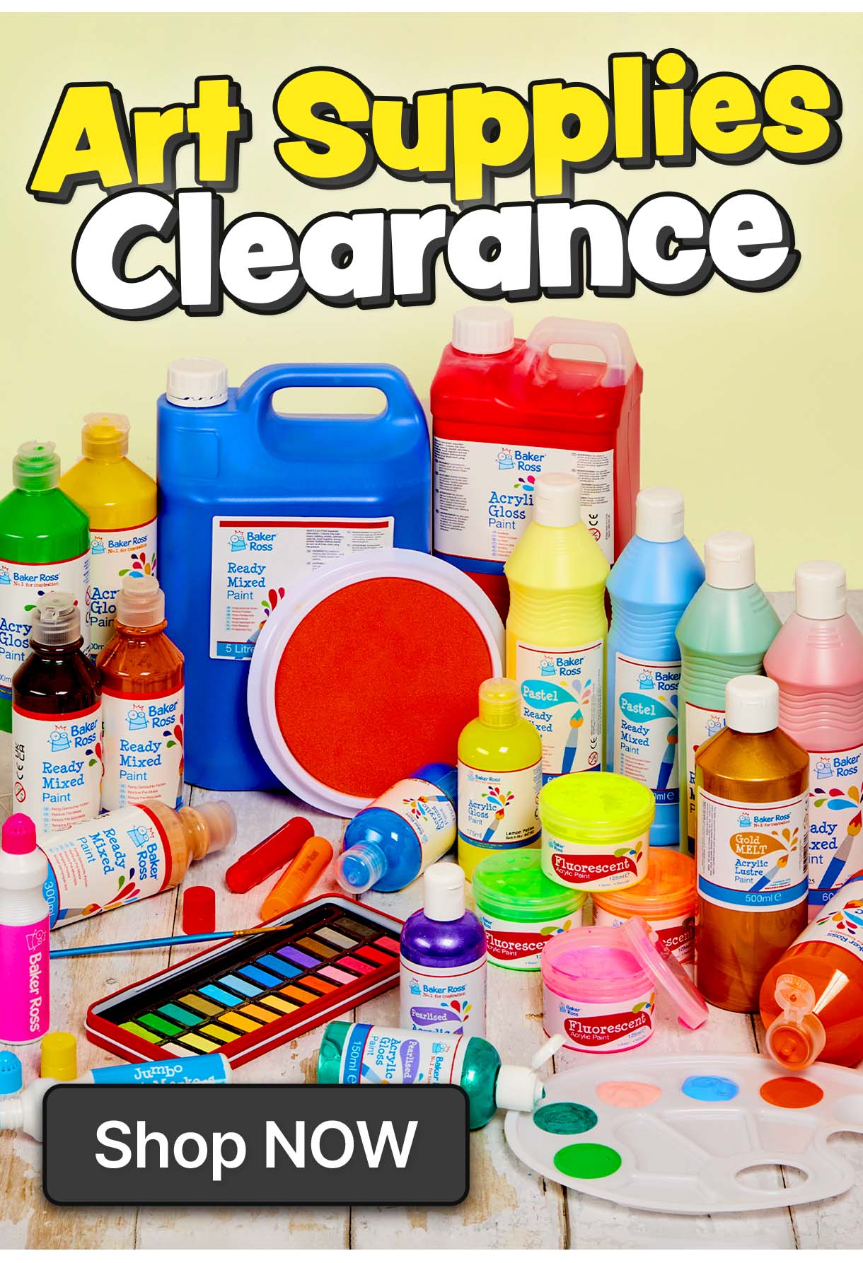 Art Supplies Clearance